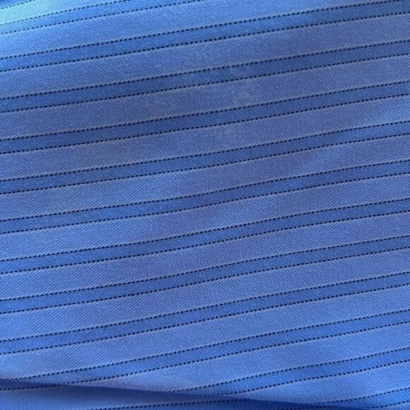 BOGO 50%OFF Michael Kors Cotton Shirt Mens XL Blue Striped Long Sleeve Designer - Picture 9 of 10